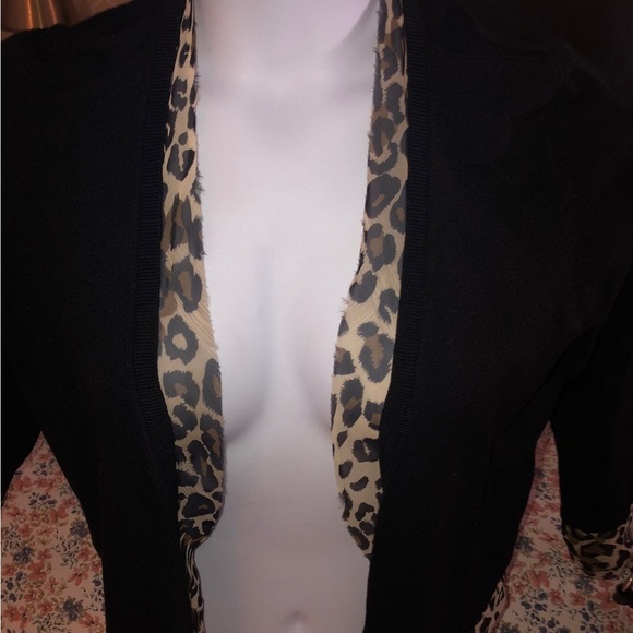✨INC International Concepts✨Leopard Cardigan Shrug✨ - Picture 5 of 7